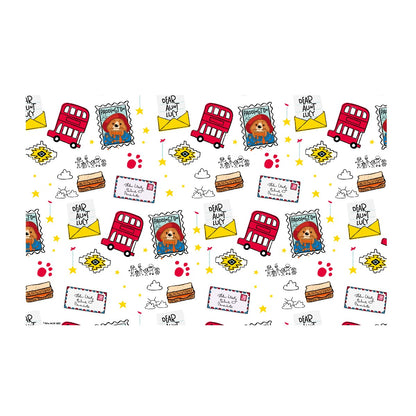 Paddington TV Mural - White Pattern Full Wall Mural