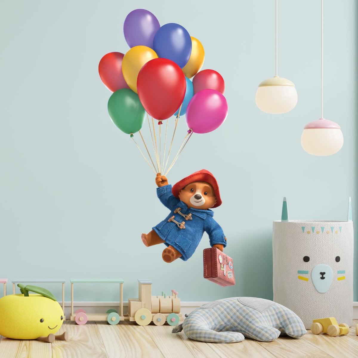 Paddington TV Wall Sticker - Bunch of Balloons
