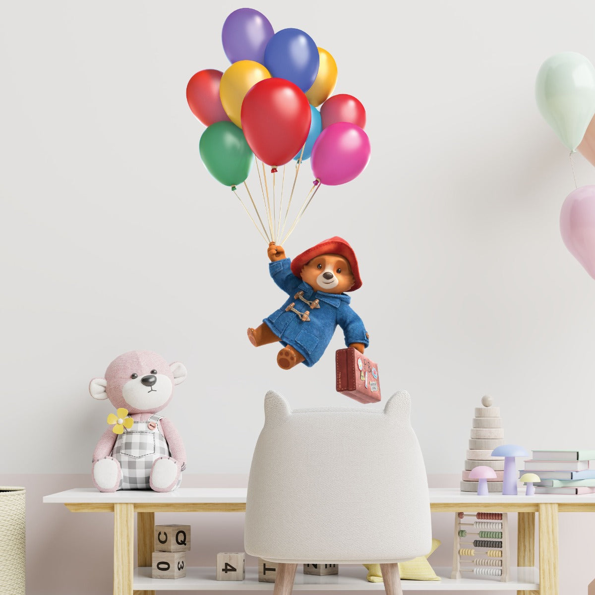 Paddington TV Wall Sticker - Bunch of Balloons