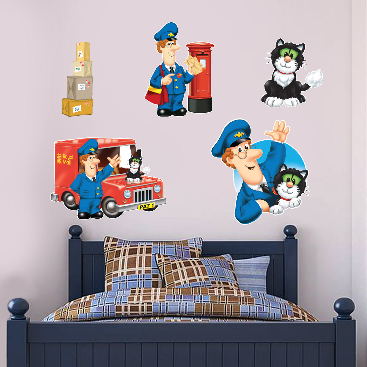 Postman Pat - Special Delivery Service Wall Sticker Set – www.themed.co.uk