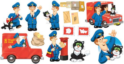 Postman Pat - Special Delivery Service Wall Sticker Set