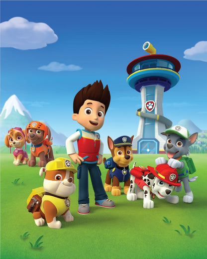 Paw Patrol Group Poster Wall Sticker