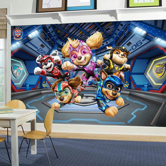 Paw Patrol The Mighty Movie Group Full Wall Mural