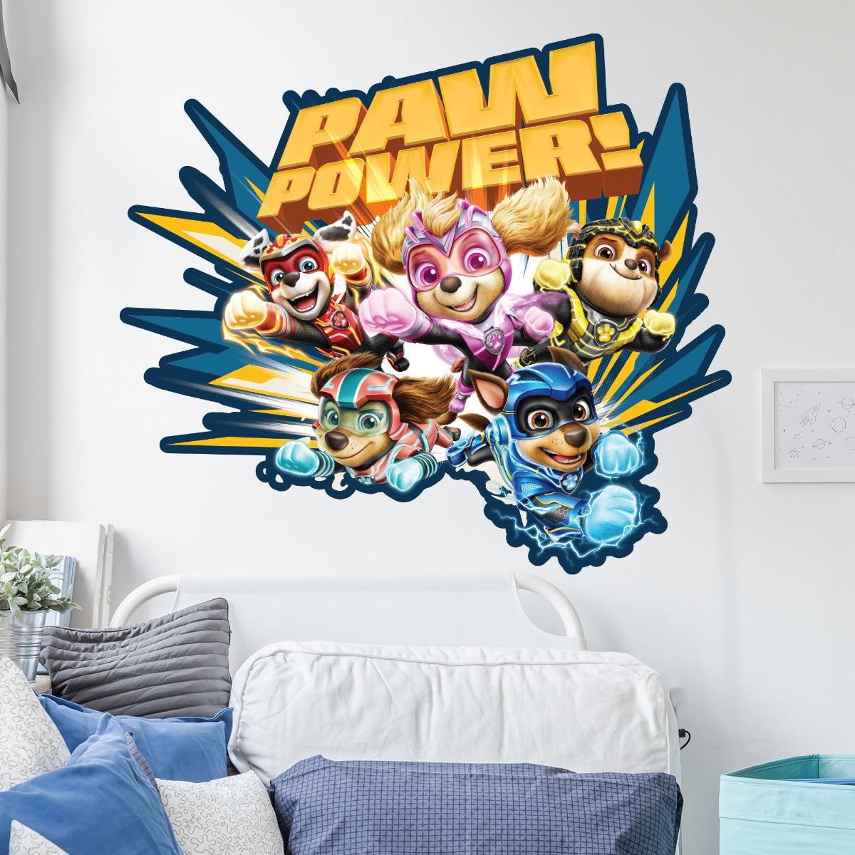 Paw Patrol The Mighty Movie Group Paw Power Wall Sticker