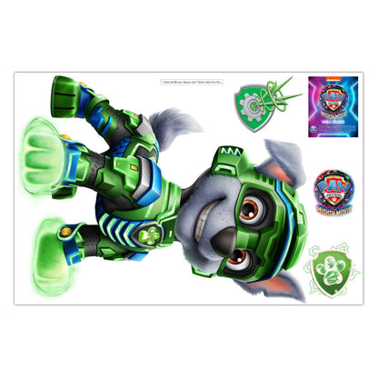 Paw Patrol The Mighty Movie Rocky Wall Sticker