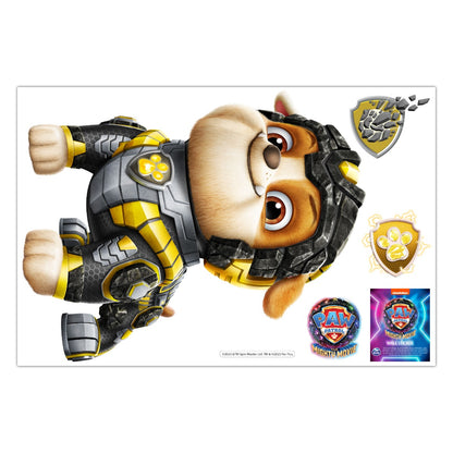 Paw Patrol The Mighty Movie Rubble Wall Sticker