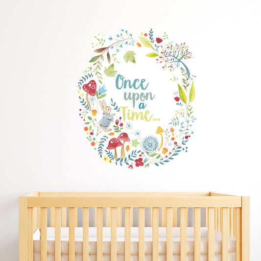 Peter Rabbit "Once Upon A Time" Wall Sticker