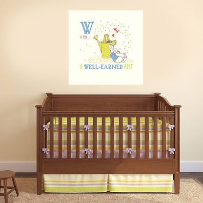 Peter Rabbit Well Earned Rest Wall Sticker