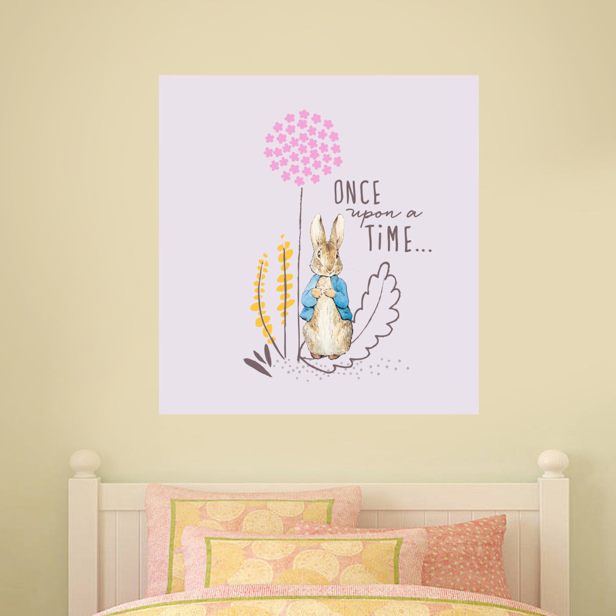 Peter Rabbit Dandelion Once Upon A Time Wall Sticker