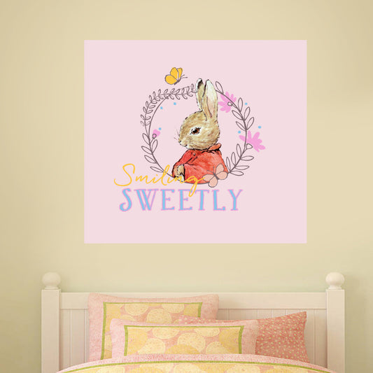 Peter Rabbit Smiling Sweetly Wall Sticker