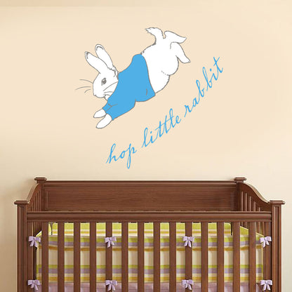 Peter Rabbit Hop Little Rabbit Wall Sticker