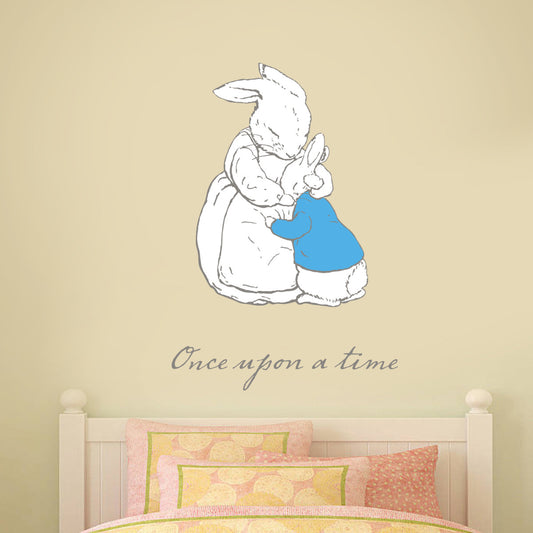 Peter Rabbit Once Upon A Time Josephine and Peter Wall Sticker