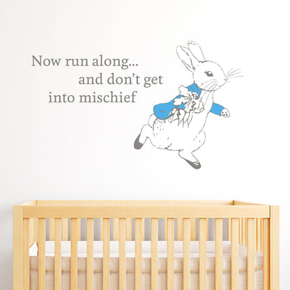 Peter Rabbit Run Along Wall Sticker Mural