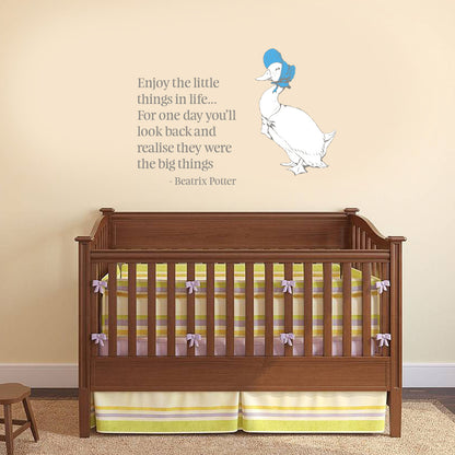 Peter Rabbit Jemima The Little Things In Life Wall Sticker Mural