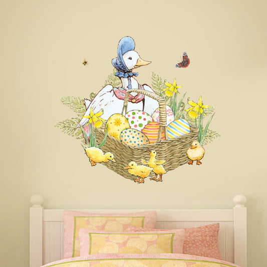 Peter Rabbit Jemima Puddle Duck and Ducklings Wall Sticker