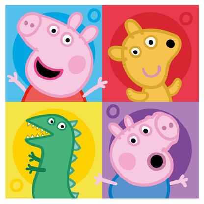 Peppa Pig Wall Sticker - Peppa Pig Colour Squares