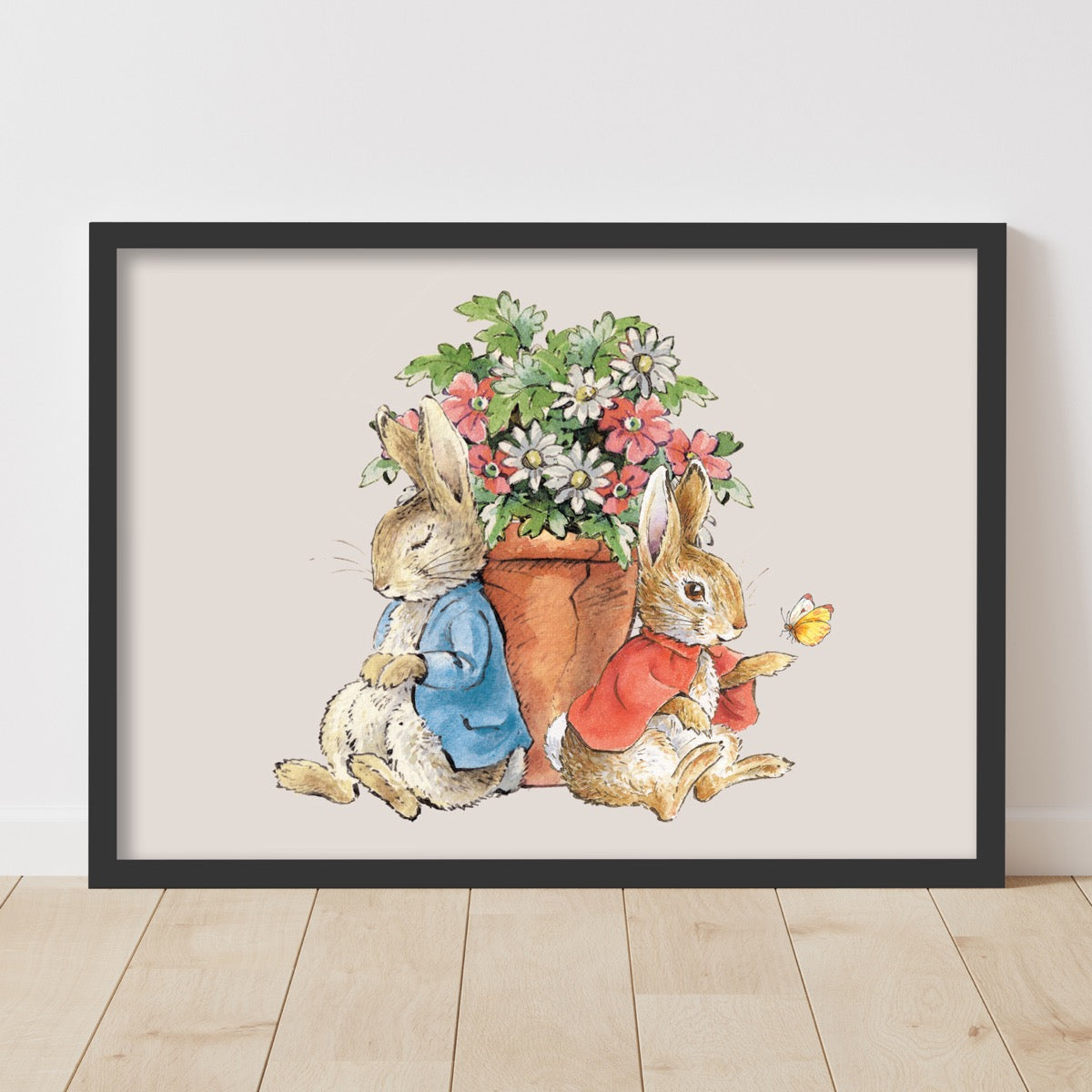 Peter Rabbit Print - Flower Pot Print
