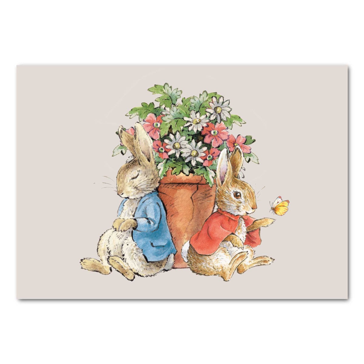 Peter Rabbit Print - Flower Pot Wall Art Print – www.themed.co.uk