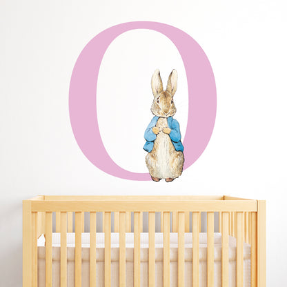 Peter Rabbit & Personalised Letter Wall Sticker