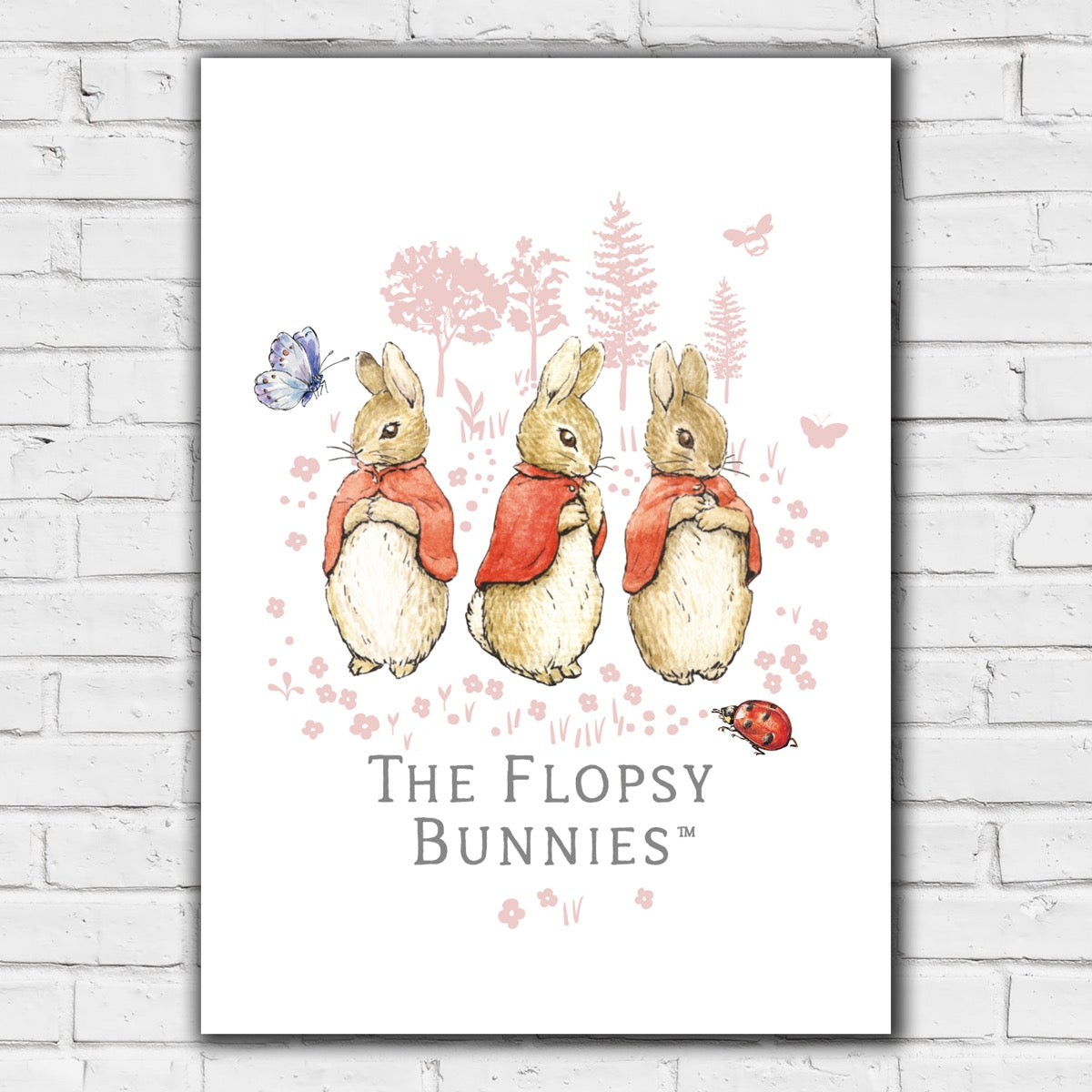 Peter Rabbit Flopsy Rabbit Foot Peter Rabbit Print - The Flopsy Bunnies Nature Print – www.themed.co.uk