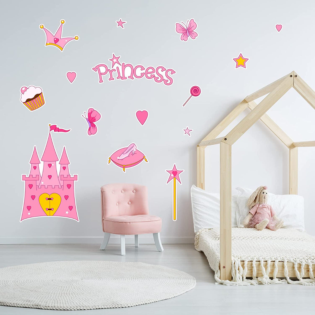 Princess Bedroom Stickers Wall Sticker For Little Princess's Room