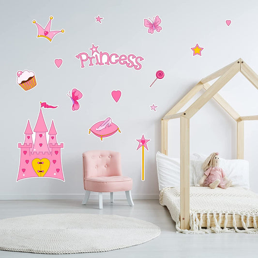 Pink Princess Set Wall Sticker