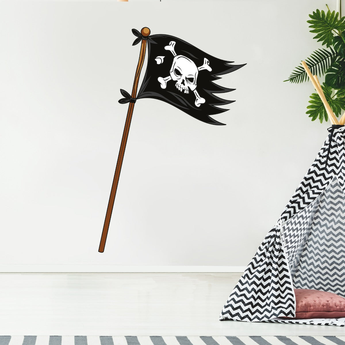 Pirate Wall Sticker Pirate Flag 