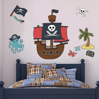 Pirate Wall Sticker Pirate Ship