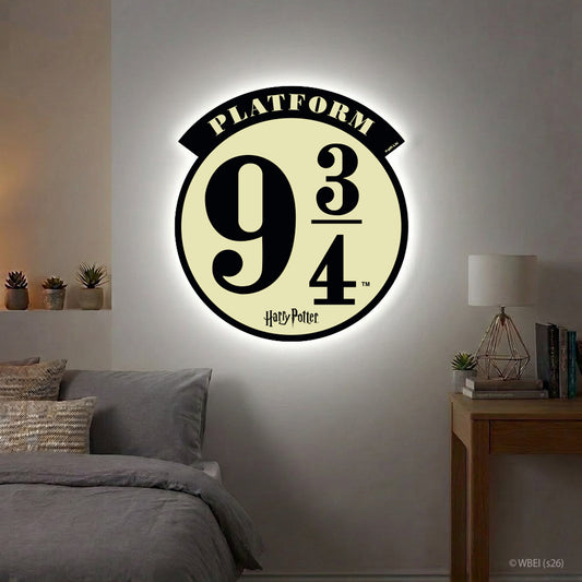 Harry Potter Platform 9 3/4 Sign LED Backlit Wallpop