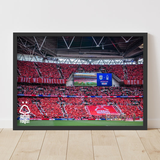 Nottingham Forest Print - Playoff Crowd Poster