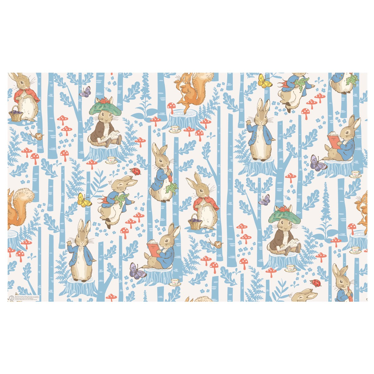 Peter Rabbit Full Wall Mural - Woodland Walk Wall Art