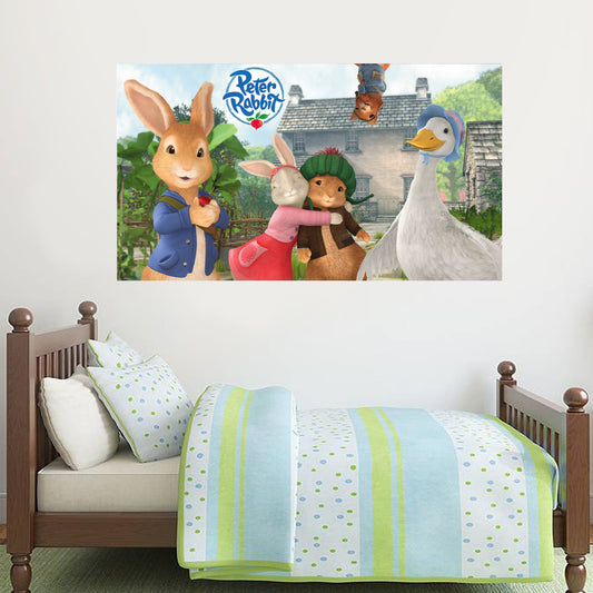 Peter Rabbit and Friends Hill Top Farm Wall Sticker