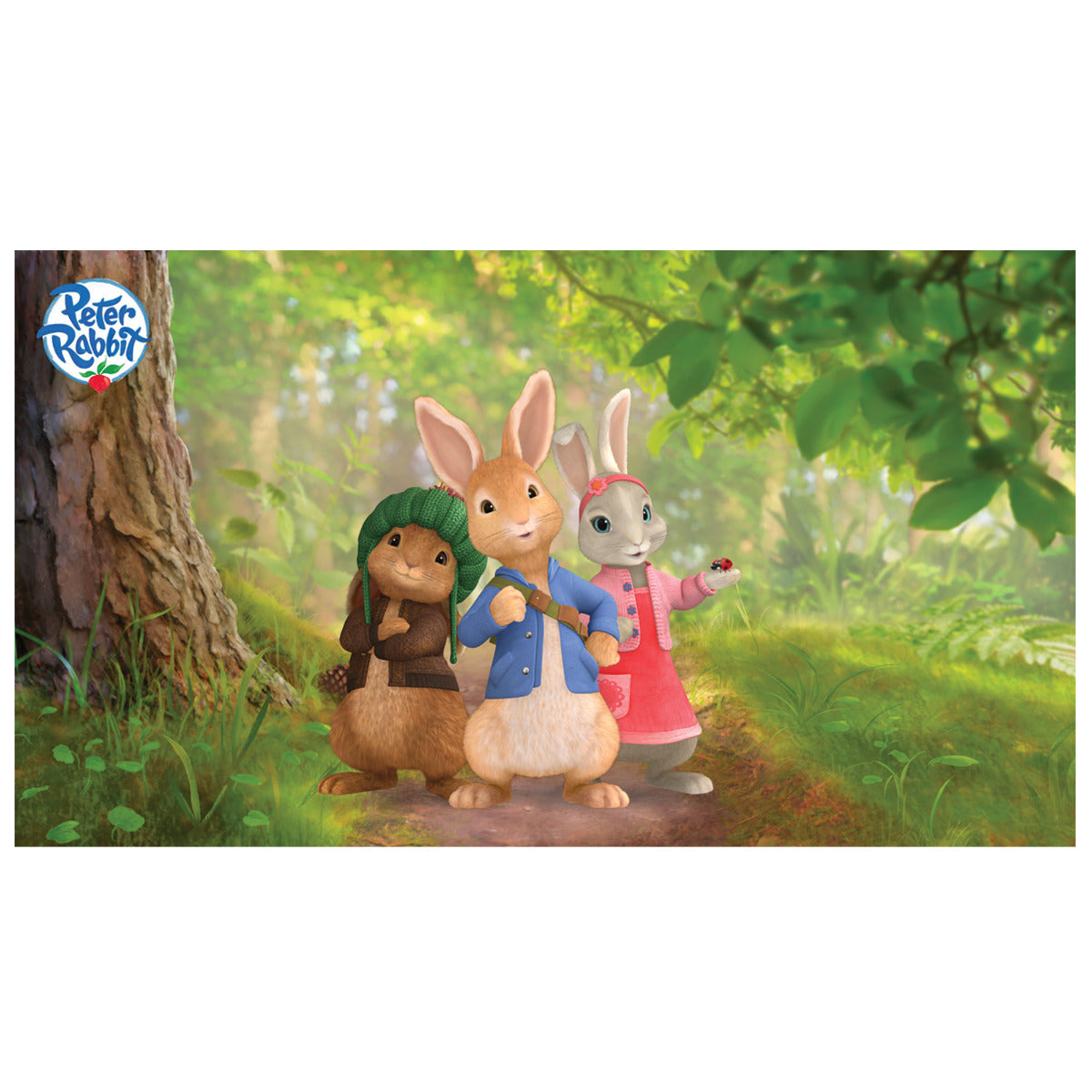 Peter Rabbit, Benjamin Bunny and Lily Bobtail Forest Adventure Wall Sticker Mural