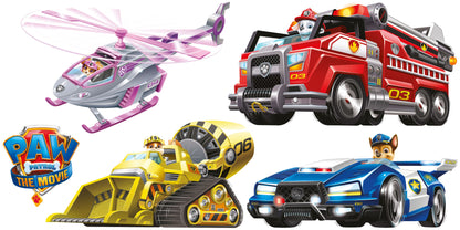 Paw Patrol Movie Pups Vehicles Wall Sticker Set