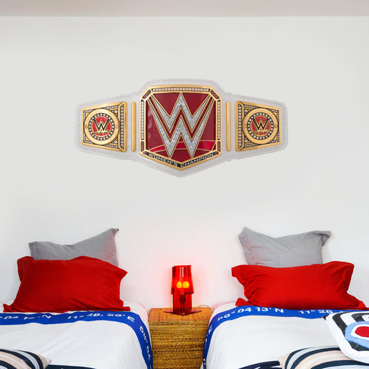WWE Raw Womens Championship Title Belt Wall Sticker