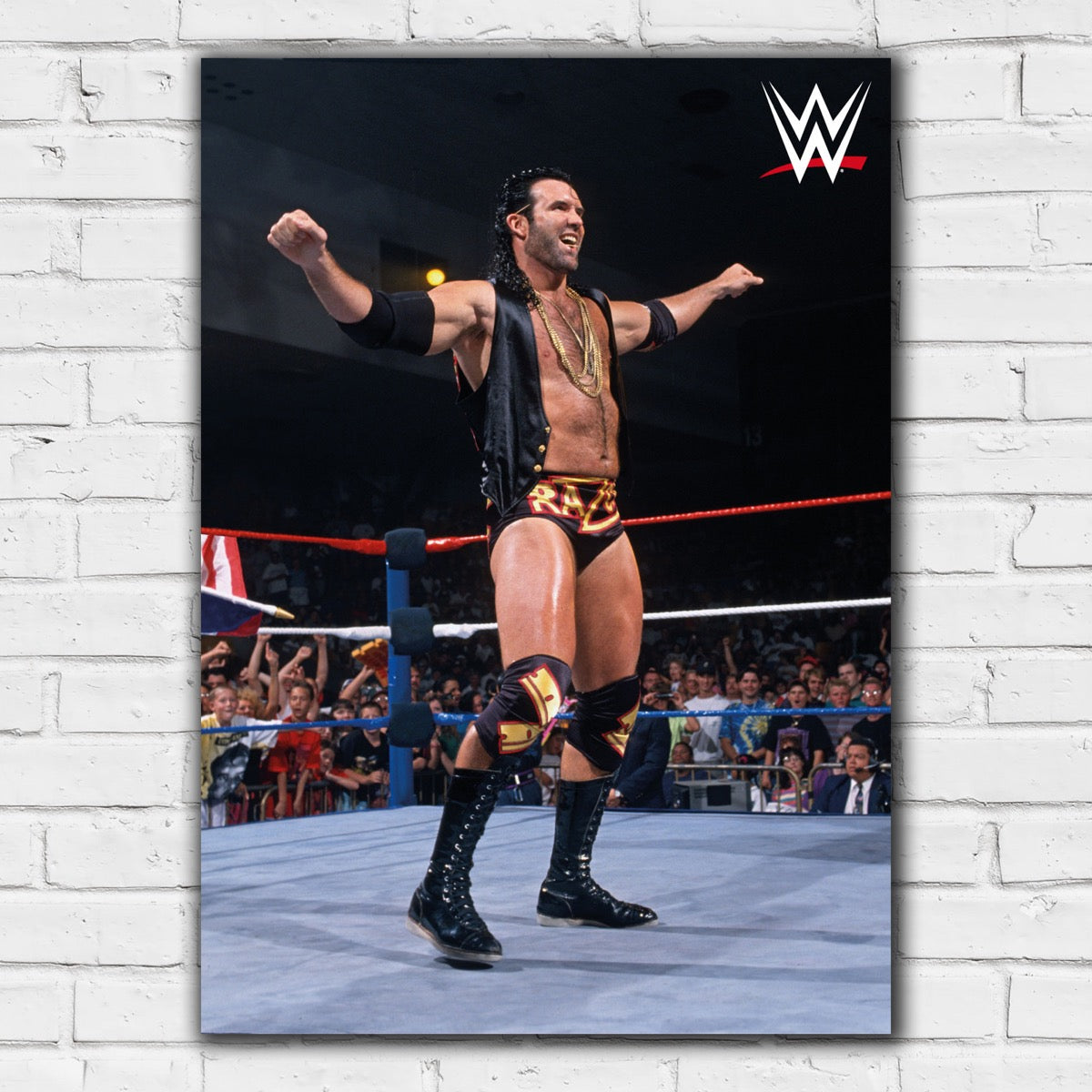 Wwe Razor Ramon Logo WWE Print - Razor Ramon in Ring Poster – www.themed.co.uk