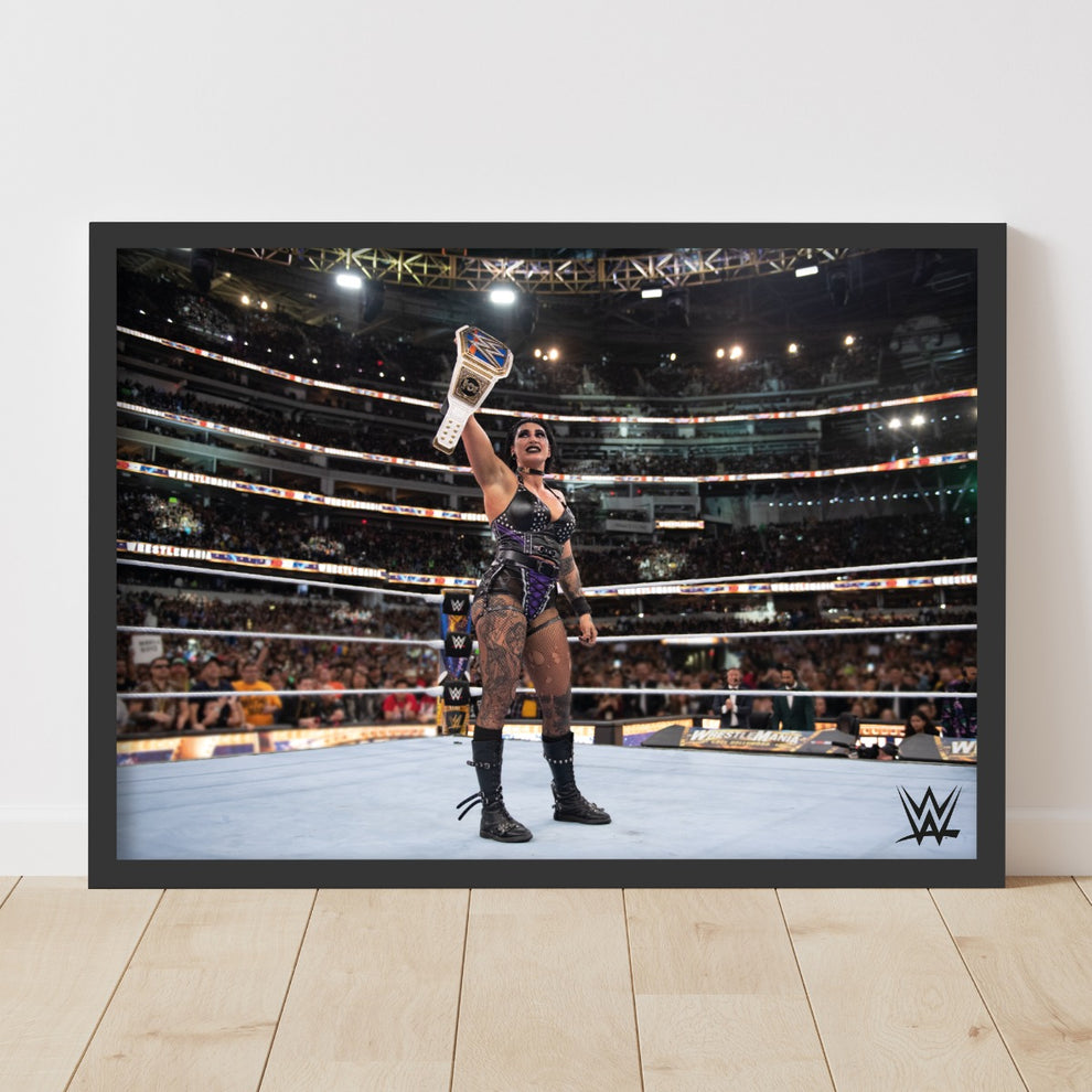 WWE Print - Rhea Ripley WerstleMania Poster – www.themed.co.uk