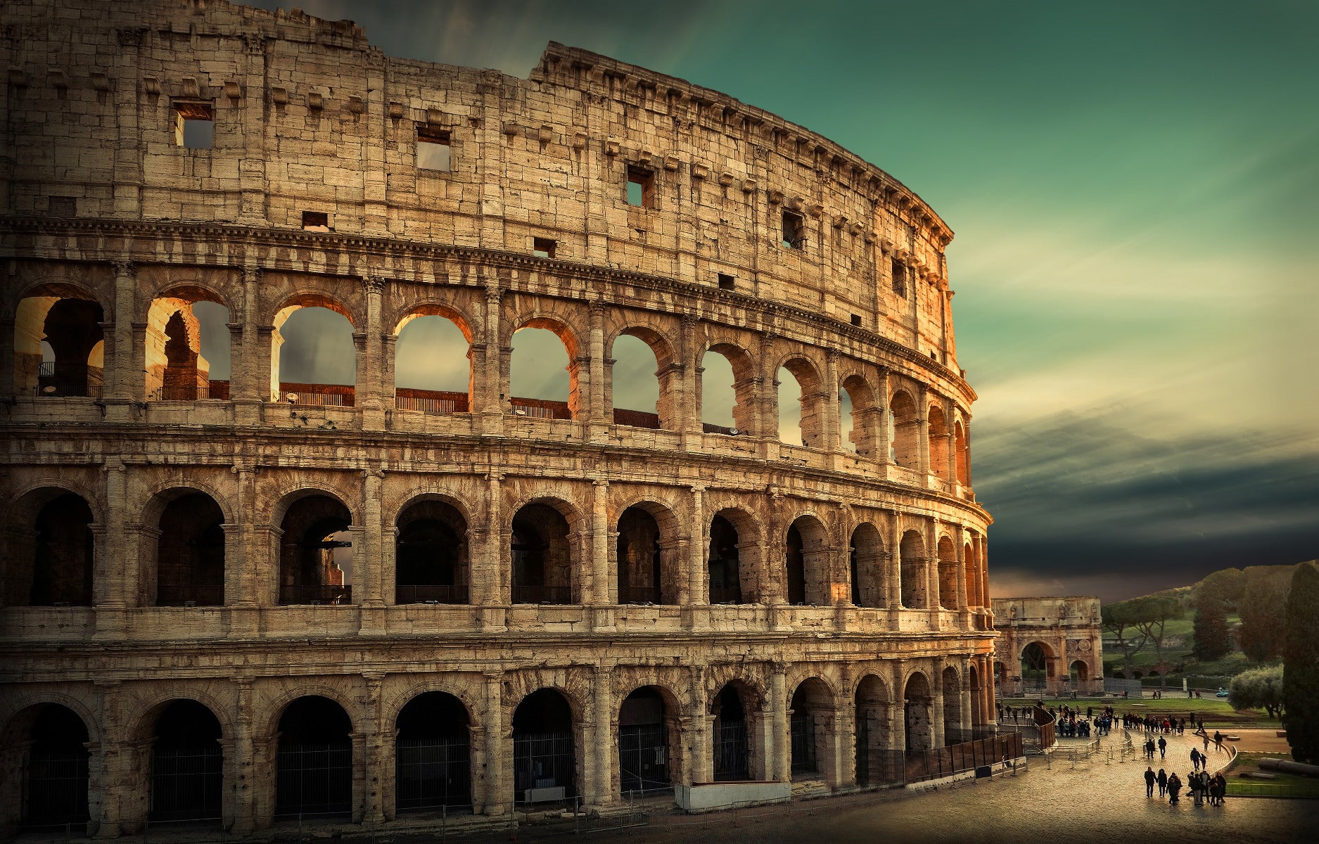 Roman Colosseum Wall Mural