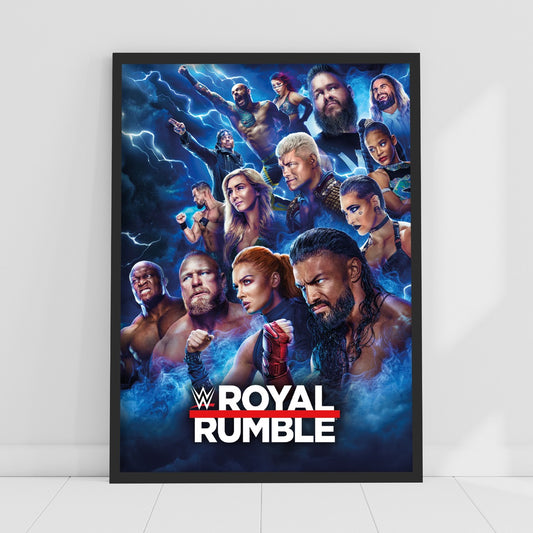 WWE Print - Royal Rumble Lightning Poster