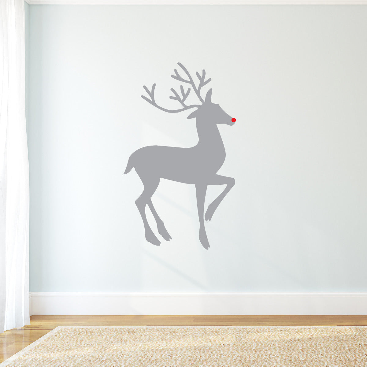 Rodolf Window Sticker Rudolf Silhouette Wall Sticker – www.themed.co.uk