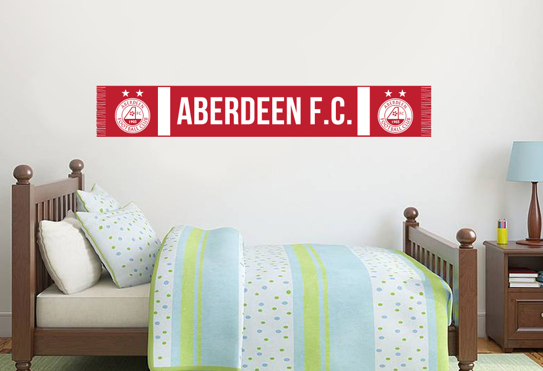 Aberdeen Football Club - The Dons Scarf Wall Sticker