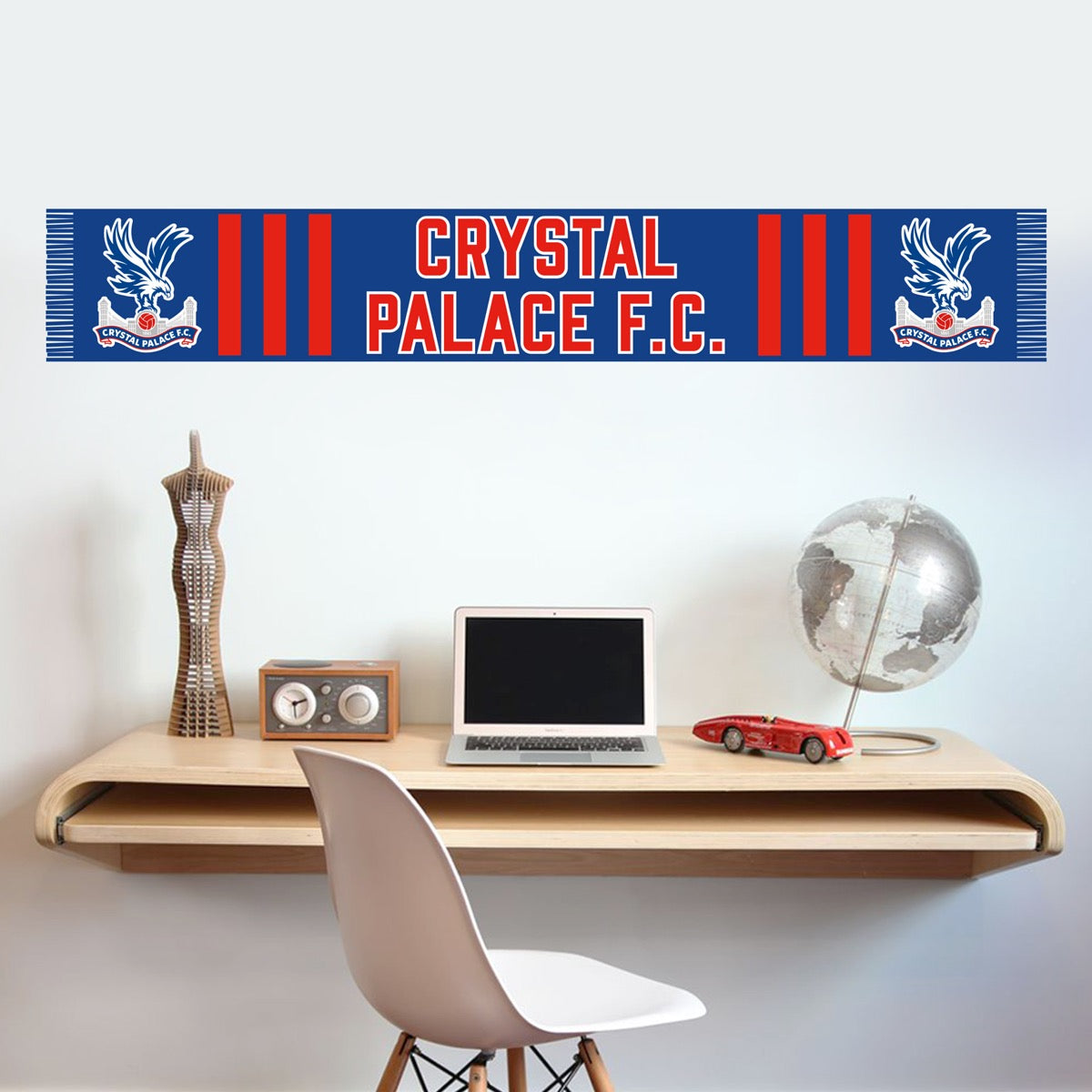 Crystal Palace Scarf Design Wall Sticker