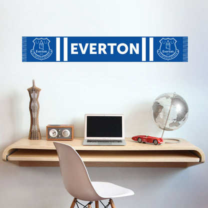 Everton Bar Scarf Design Wall Sticker