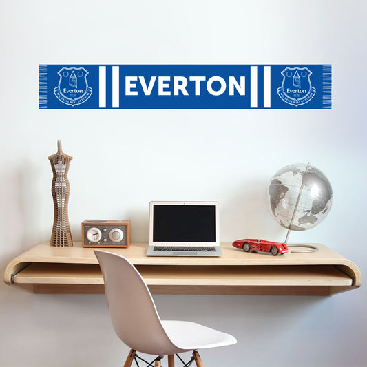 Everton Bar Scarf Design Wall Sticker