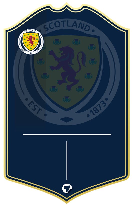 Scotland Personalised Stats Card