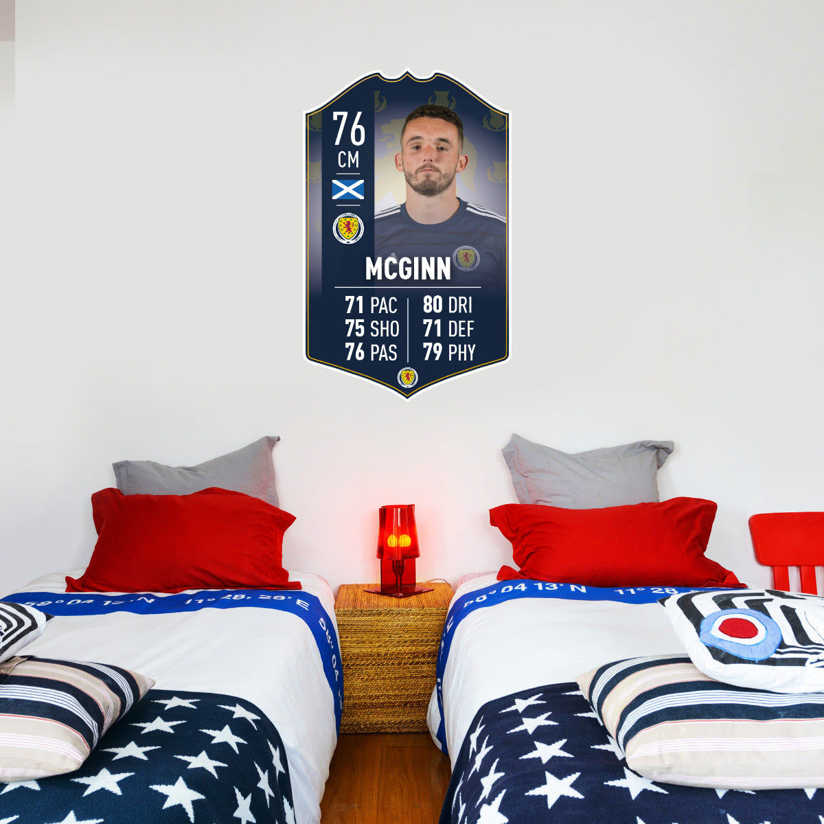 Scotland National Team - John McGinn Stats Card