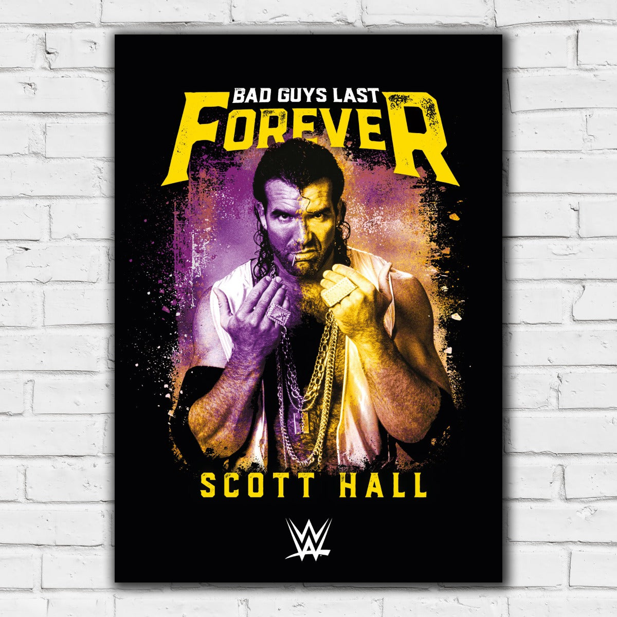 WWE Print - Scott Hall Bad Guys Last Forever Poster