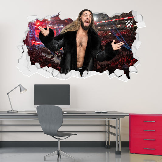 WWE - Seth Rollins 2023 Broken Wall Sticker