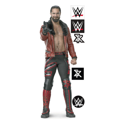 WWE - Seth Rollins Wrestler Decal 1 + Bonus Wall Sticker Set