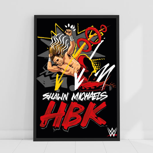 WWE Print - Shawn Michaels HBK Poster